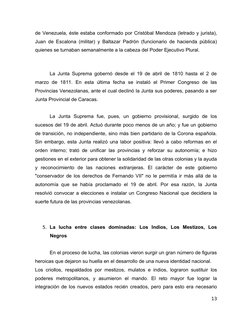 de Venezuela, éste estaba conformado por Cristóbal Mendoza (letrado y jurista), 
Juan de Escalona (militar) y Baltazar Padrón