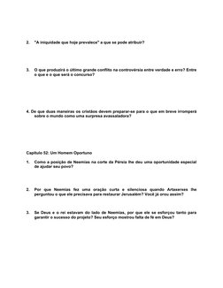 2.
"A iniquidade que hoje prevalece" a que se pode atribuir?
3.
O que produzirá o último grande conflito na controvérsia entr