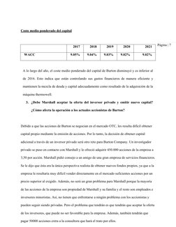 Página | 7
Coste medio ponderado del capital
2017
2018
2019
2020
2021
WACC
9.05%
9.04%
9.03%
9.02%
9.02%
A lo largo del año,