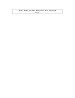IITM BS Java Week 1 Assignment Solutions | PDF | Information Technology ...