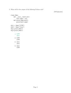 IITM BS Java Week 1 Assignment Solutions | PDF | Information Technology ...