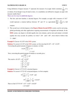 Grade 10 Mathematics Unit 5: Trigonometry | PDF | Trigonometric ...
