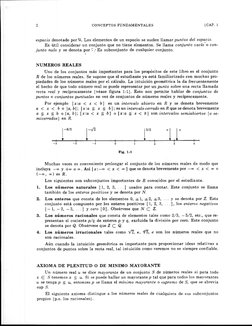 2
CONCEPTOS
FUNDAMENTALES
[CAP.
1
espacio denotado por'U. Los elementos de un espacio se suelen llamar puntos del espacio.
Es