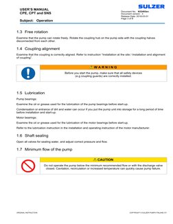 Suzer Pump.pdf Manual Sulzer | PDF | Pump | Bearing (Mechanical)