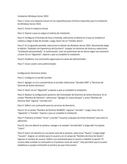 Instalación y Configuración de AD en WS2022 | PDF | Directorio Activo ...