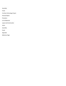 Introduction Example For Building Technology Sba Building and Furniture Technology SBA 2023 | PDF