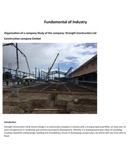Introduction Example For Building Technology Sba Building and Furniture Technology SBA 2023 | PDF
