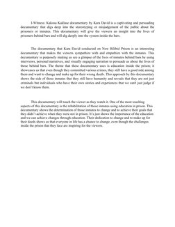 I-Witness: Kakosa Kaklase documentary by Kara David is a captivating and persuading
documentary that digs deep into the stere