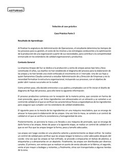 Solución al caso práctico 
Caso Práctico Parte 2 
Resultado de Aprendizaje:  
Al finalizar la asignatura de Administració