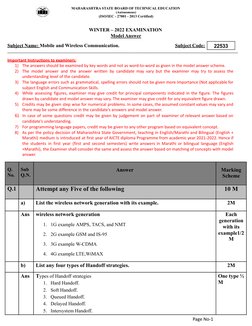22622 Model Answer Paper Winter 2022 | PDF