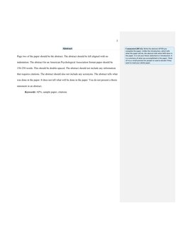 Sample APA Paper for 7th Edition | PDF