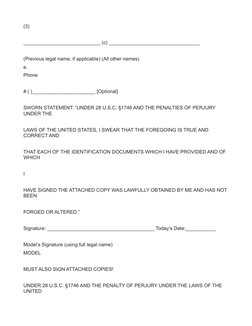 (3)
____________________________ (c) _________________________________
(Previous legal name, if applicable) (All other names)