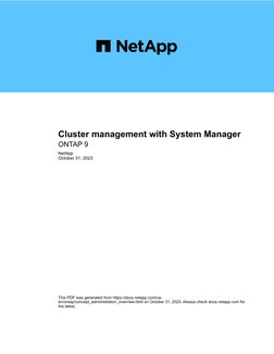 Managing Clusters with System Manager | PDF | Computing | Computer ...