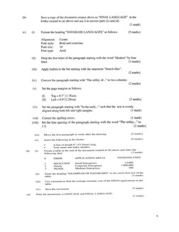KCSE Word Processor Practical Exam Guide | PDF | Software | Application ...