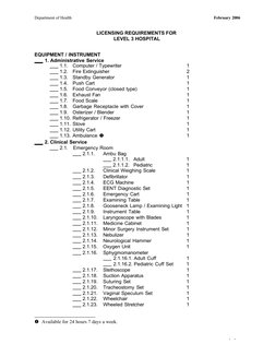 Nawi Scale Level 3 Hospital Licensing Requirements | PDF | Hospital | Nursing