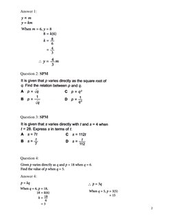 Variations in Form 5 Mathematics | PDF