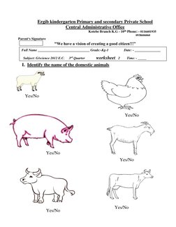 Ergib kindergarten Primary and secondary Private School 
Central Administrative Office