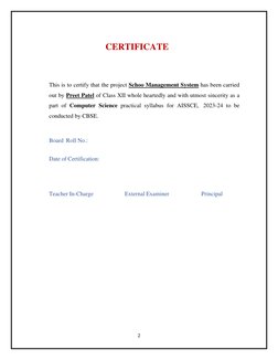 School Management System Project Report | PDF | Sql | Relational Database