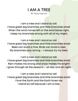 I Am A Tree | PDF