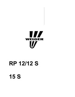 Welger RP12 | PDF