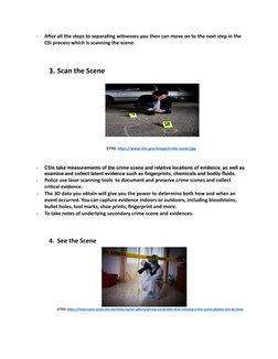 Csi Science 7 Steps of Crime Scene Investigation | PDF | Crime Scene | Forensic Science
