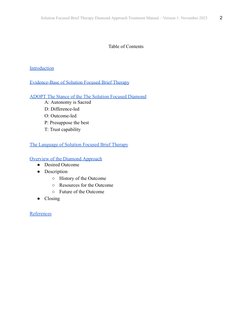 Solution-Focused Brief Therapy Diamond Manual | PDF | Psychotherapy ...
