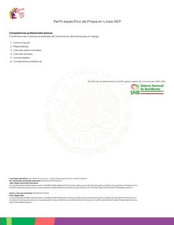 Qepa en 
inea 
SEP 
Competencias profesionales básicas 
Conforme a los módulos acreditados de la formación elemental para el