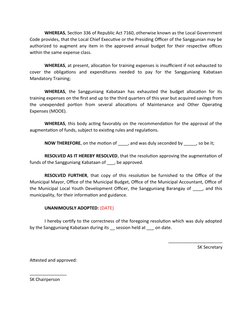 SK Resolution for Fund Augmentation | PDF | Government