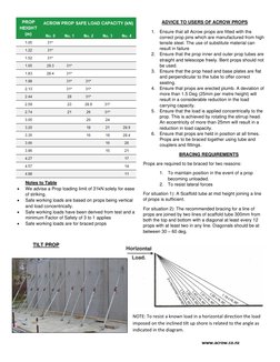 www.acrow.co.nz 
 
 
 
 
 
 
 
 
 
 
 
 
 
 
 
 
 
 
 
 
 
 
TILT PROP 
 
 
 
 
 
 
 
 
ADVICE TO USERS OF ACROW PROPS 
1