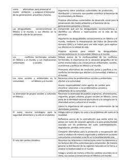 como
alternativas  para preservar el 
medio
ambiente
y  asegurar el bienestar 
de las generaciones  presentes y futuras.
Argu