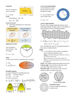 Solid Mensuration Concepts and Formulas | PDF | Circle | Triangle