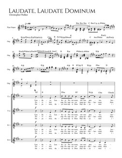 Laudate Laudate Dominum Christopher Walker | PDF