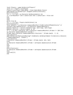 Fling Script for Roblox Game | PDF | Computers