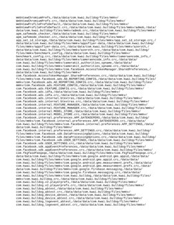 WebViewChromiumPrefs,/data/data/com.kwai.bulldog/files/mmkv/
WebViewChromiumPrefs.crc,/data/data/com.kwai.bulldog/files/mmkv/
