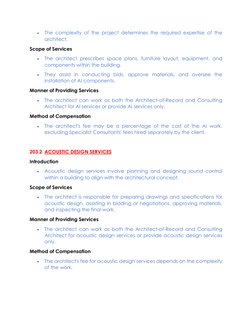 SPP 203: Specialized Architectural Services | PDF | Architect | Building