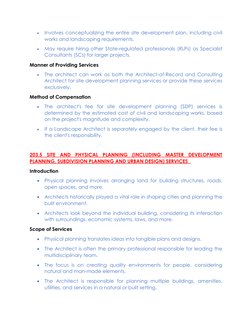 SPP 203: Specialized Architectural Services | PDF | Architect | Building