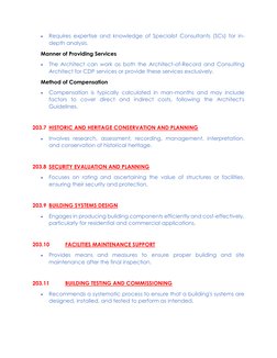 SPP 203: Specialized Architectural Services | PDF | Architect | Building