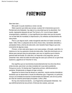 Porque  es  mucho.  Si  intentas  leer  Fragmentos  primero,  definitivamente  te  
perderás.  Simplemente  no  llegará  al  