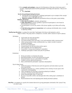 Training Delivery Modes and Methods | PDF | Learning | Lecture