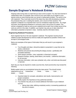 Engineer Draft Note Engineering Notebook Best Practices | PDF | Notebook | Thought