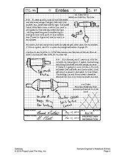 Engineering Notebook Sample Entry Engineering Notebook Best Practices | PDF | Notebook | Thought
