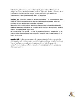 Proyecto de Convivencia Respetuosa 5° y 6° | PDF | Salón de clases