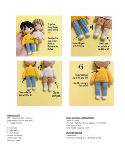 BTS Crochet Amigurumi Patterns | PDF | Crochet | Yarn