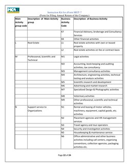 Business Activity Codes for MGT-7 | PDF | Mining