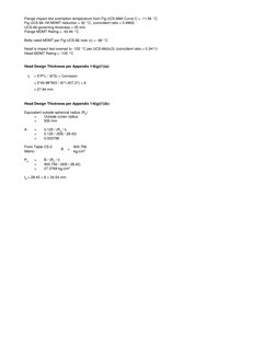 Flange impact test exemption temperature from Fig UCS-66M Curve C = -11.94 °C
Fig UCS-66.1M MDMT reduction = 32 °C, (coincide