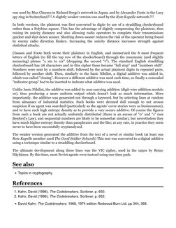 was used by Max Clausen in Richard Sorge' (https://en.wikipedia.org/wiki/Richard_Sorge) (https://en.wikipedia.org/wiki/Richar