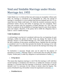 Understanding Void and Voidable Marriages | PDF | Marriage | Annulment