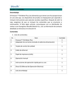 Manual de Operación - Finecare FIA Meter Plus - 24-01-2019 | PDF ...