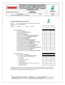 PROVISION OF ENGINEERING PROCUREMENT 
CONSTRUCTION AND COMMISSIONING (EPCC) 
OF INSTALLATION OF REMOTE ON/OFF VALVE