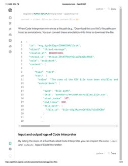 OpenAI Assistants API: Code Interpreter | PDF | Information Retrieval ...